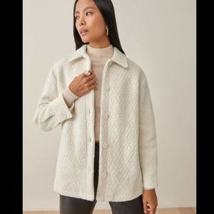 COPY - NWT Reformation Hobart Jacket White